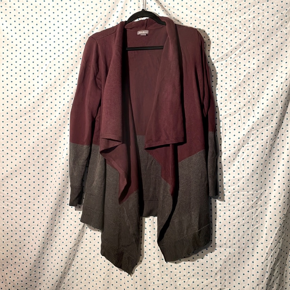 Eddie Bauer women's open front cardigan XL. EUC